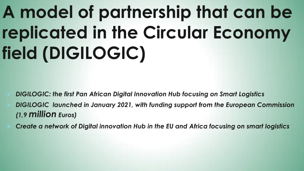 a model of partnership that can be replicated