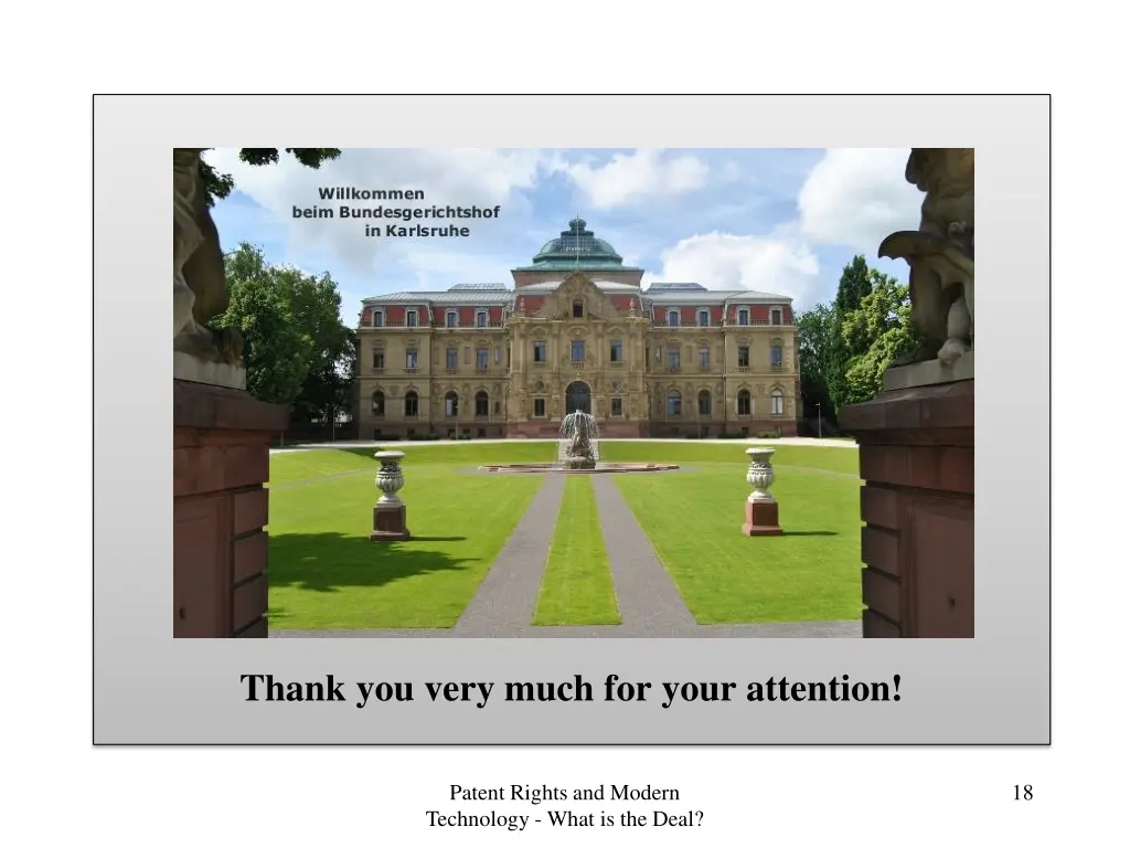 thank you very much for your attention