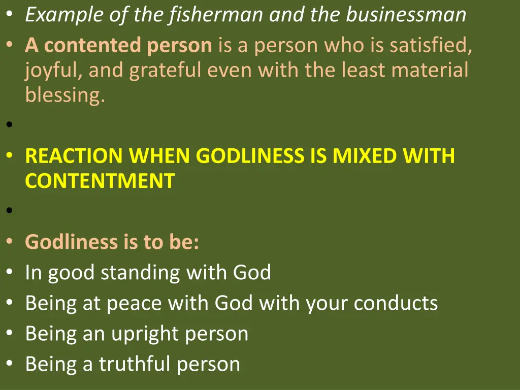 example of the fisherman and the businessman
