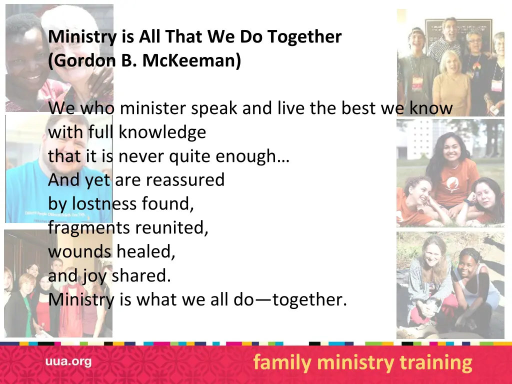 ministry is all that we do together gordon 2