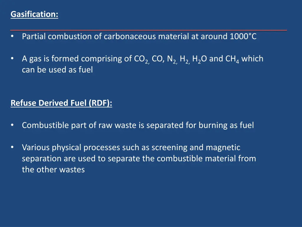 gasification