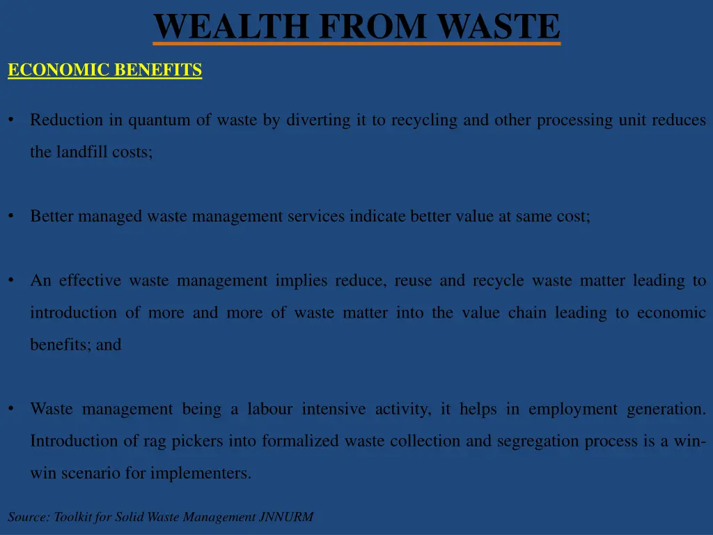wealth from waste