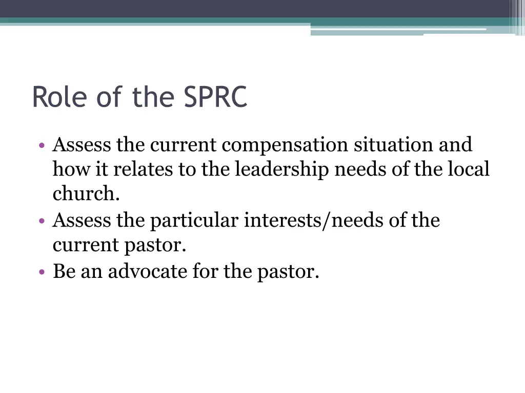 role of the sprc