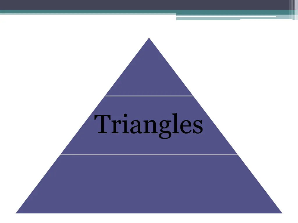 triangles