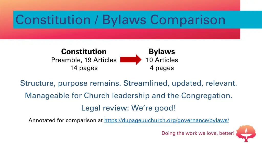 constitution bylaws comparison 1