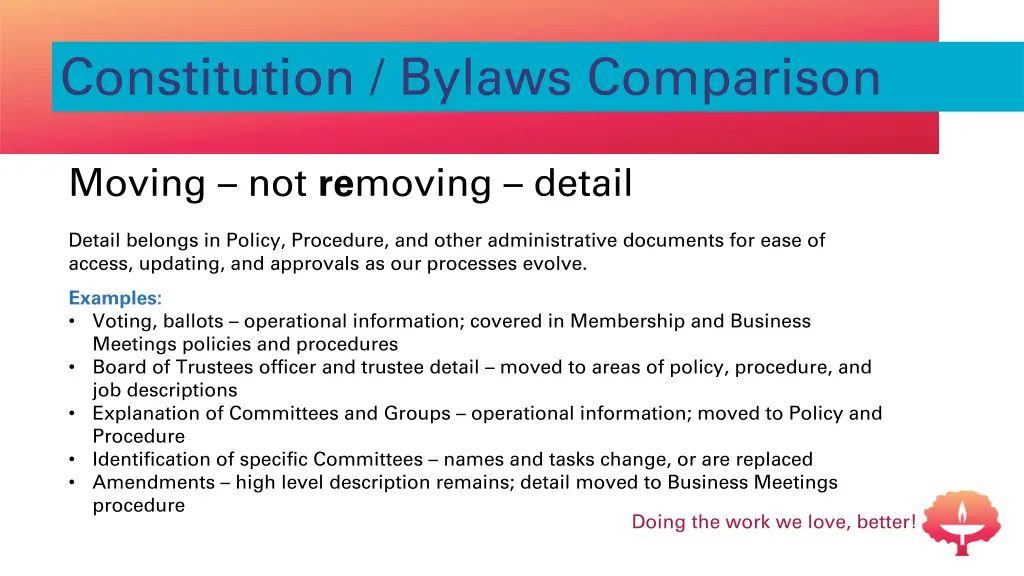 constitution bylaws comparison 3