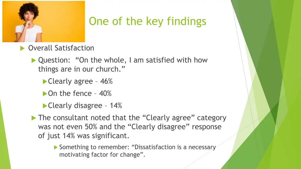 one of the key findings