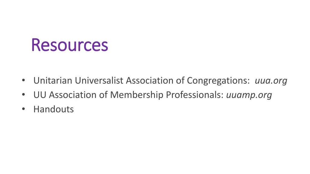 resources resources