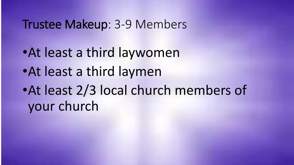 trustee makeup trustee makeup 3 9 members