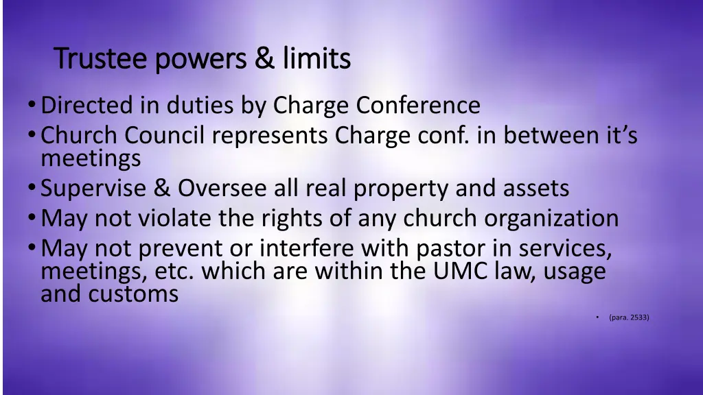 trustee powers limits trustee powers limits