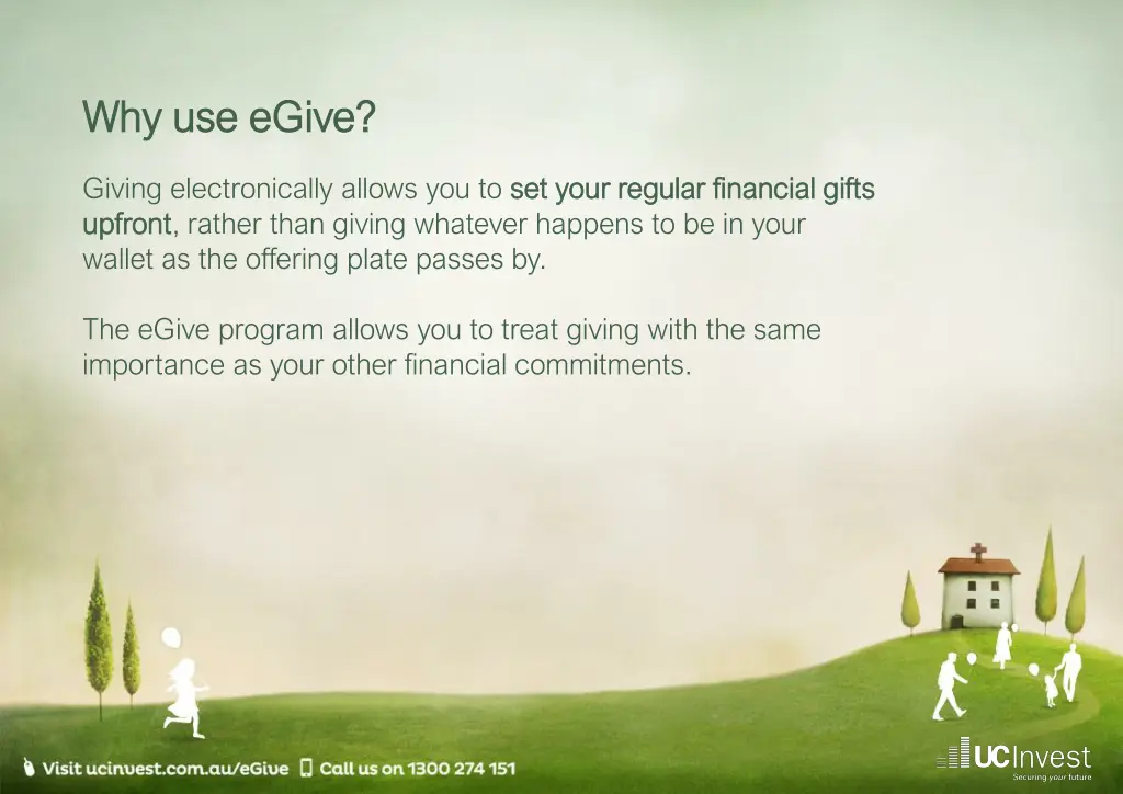 why use egive why use egive giving electronically
