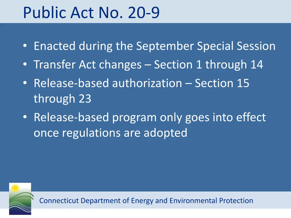 public act no 20 9