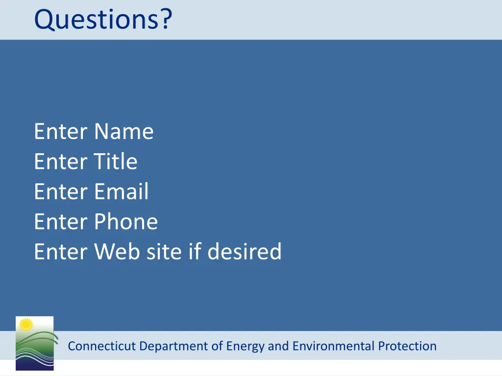 questions