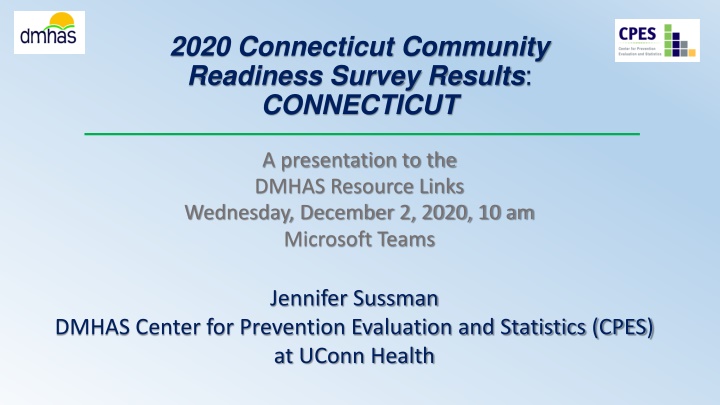 2020 connecticut community readiness survey