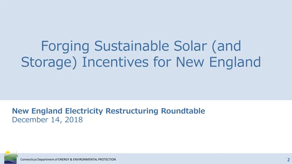 forging sustainable solar and storage incentives