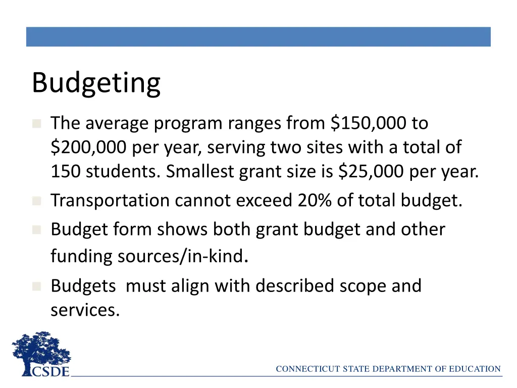 budgeting