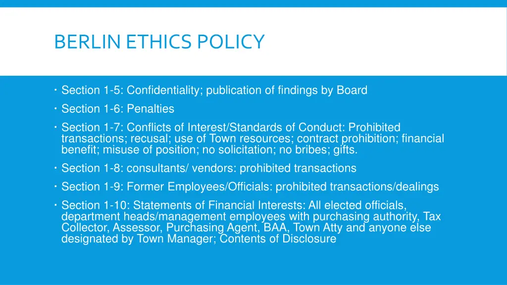 berlin ethics policy 1