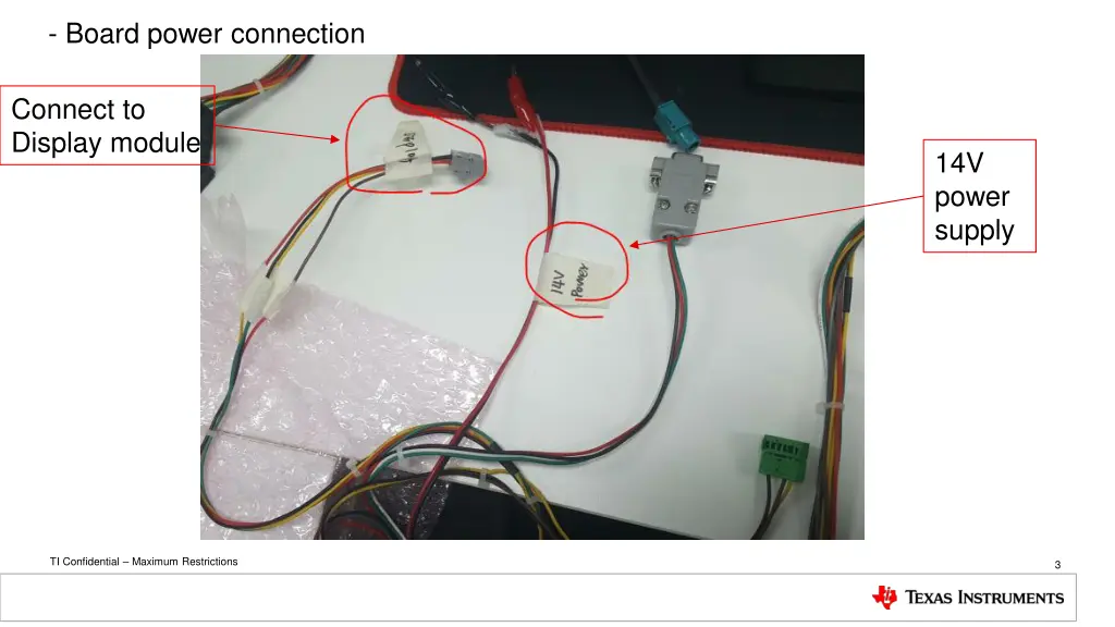 board power connection