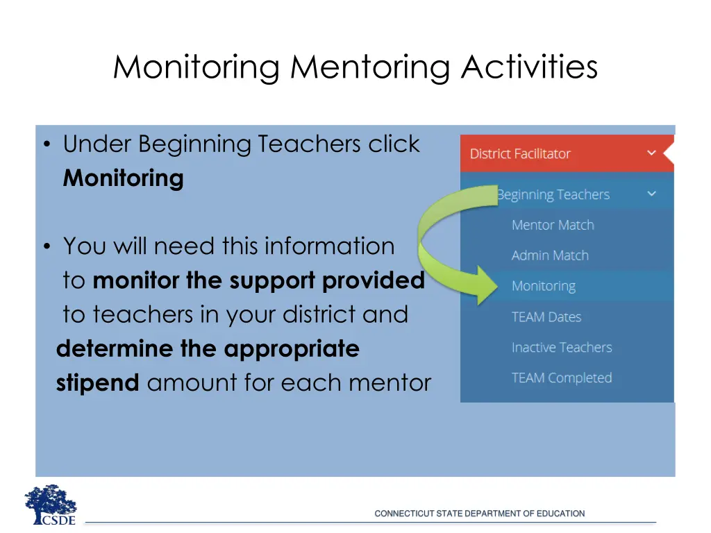 monitoring mentoring activities 1