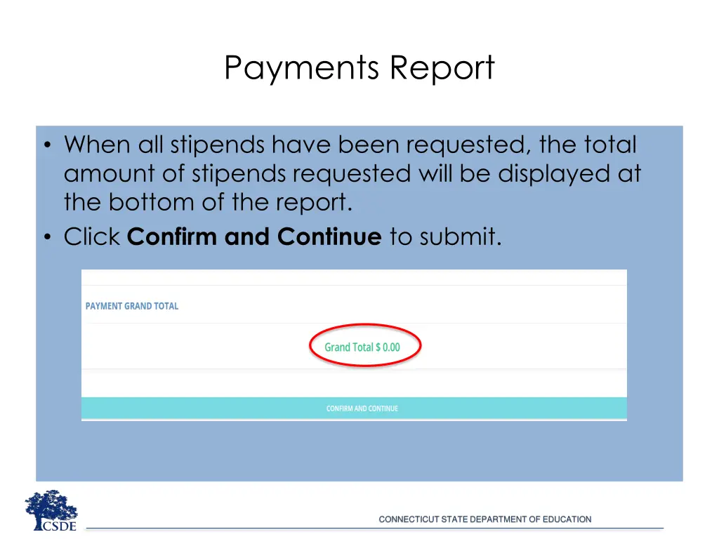 payments report 4