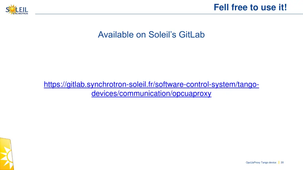 fell free to use it