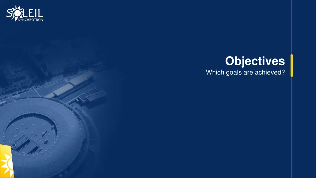 objectives which goals are achieved