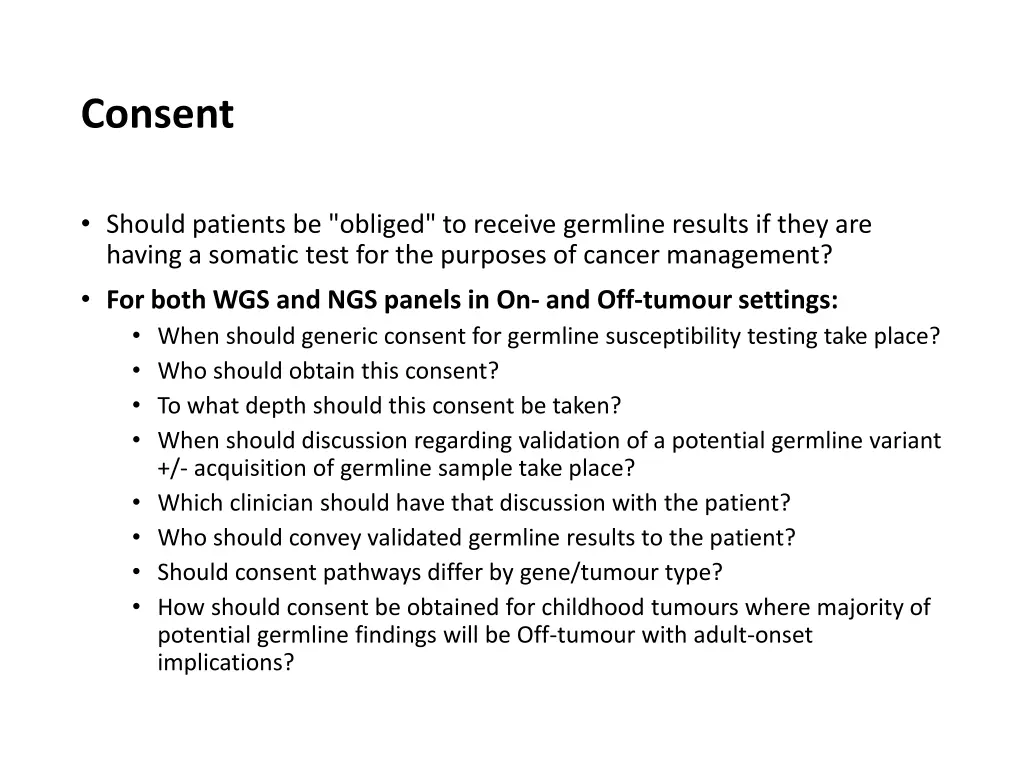 consent