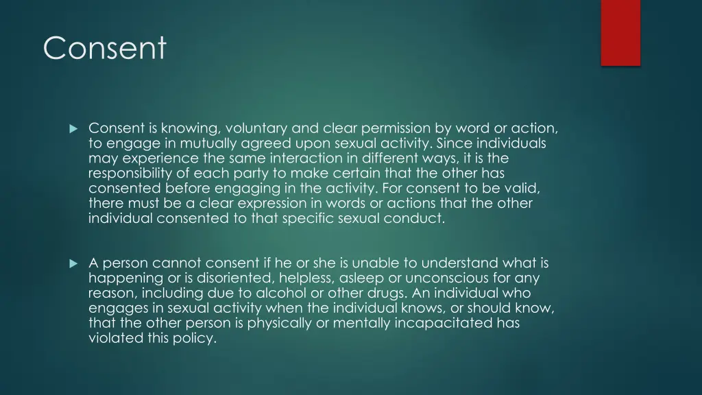 consent