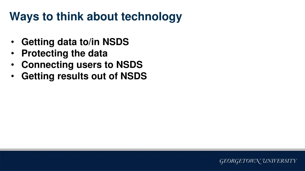 ways to think about technology