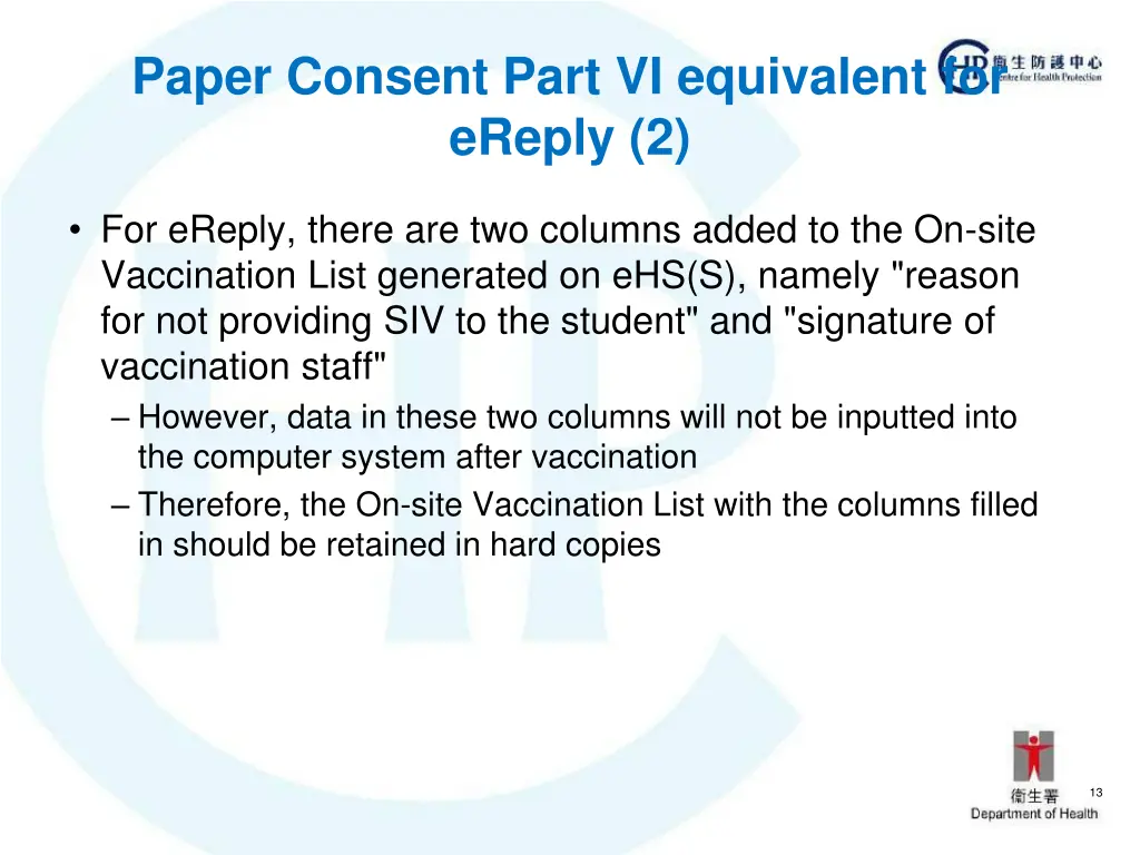 paper consent part vi equivalent for ereply 2
