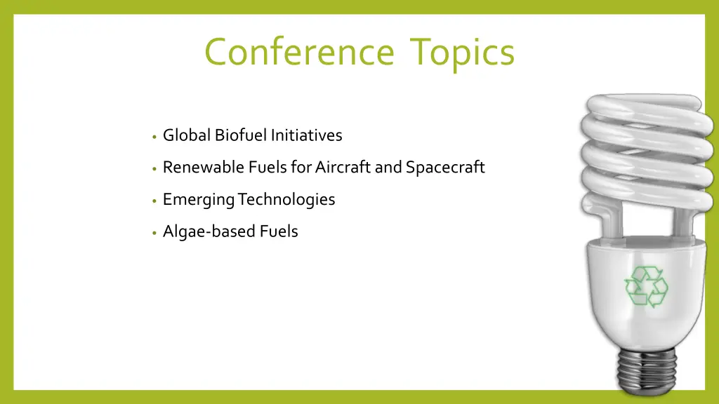 conference topics
