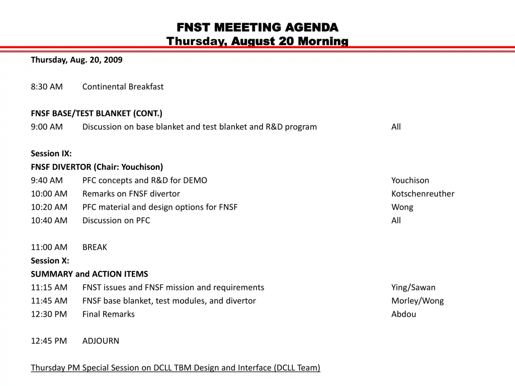 fnst meeeting agenda fnst meeeting agenda 2