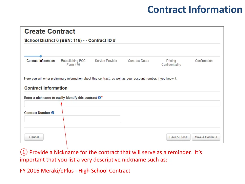 contract information 1