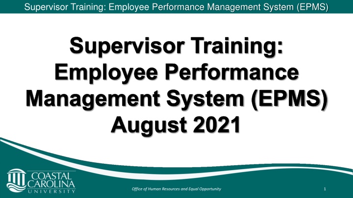 supervisor training employee performance