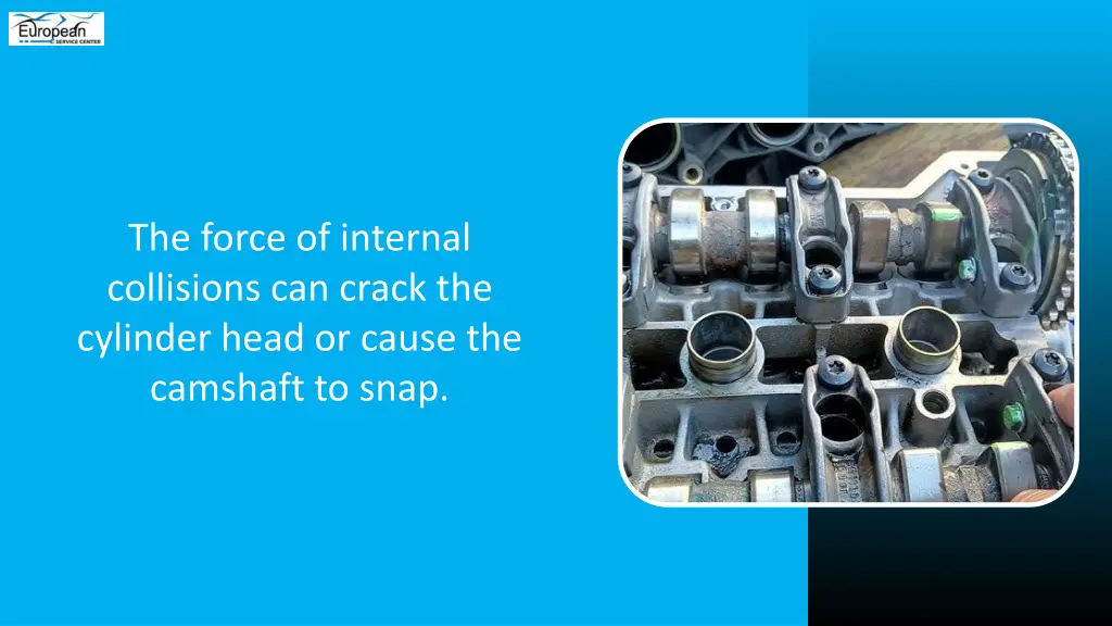 the force of internal collisions can crack