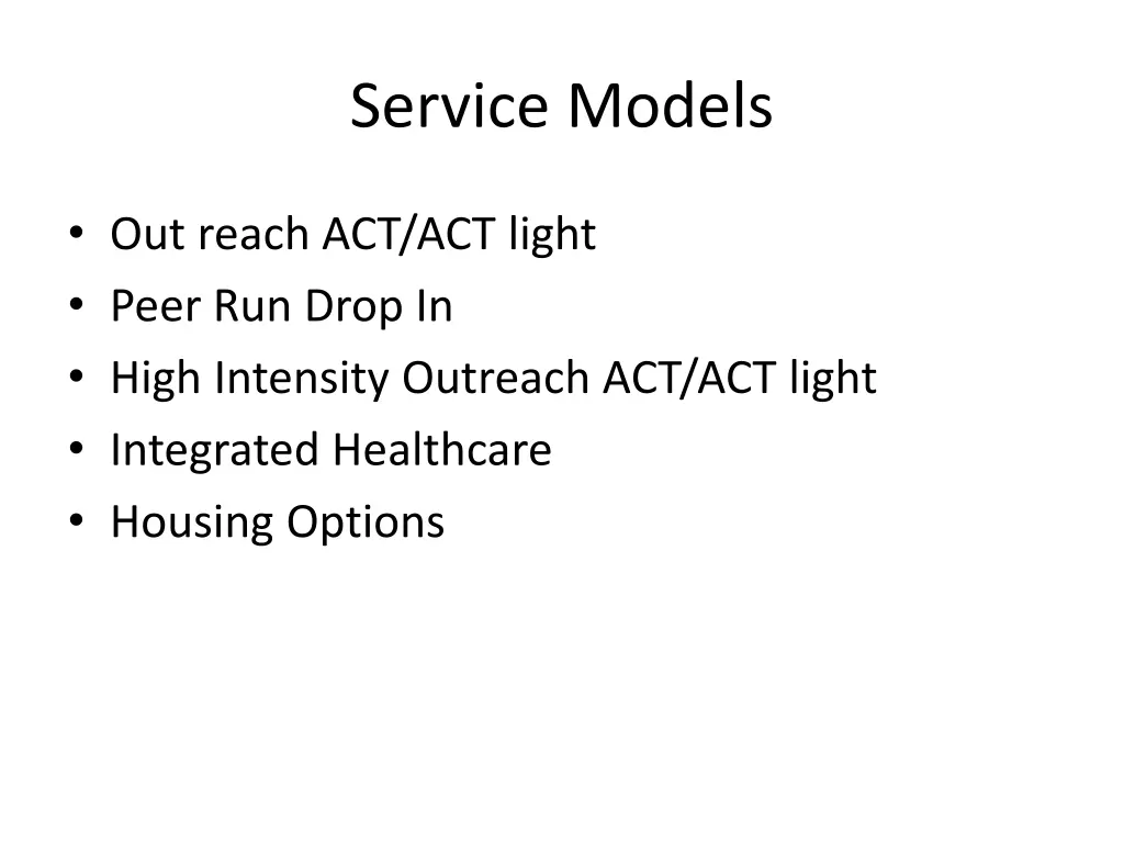service models