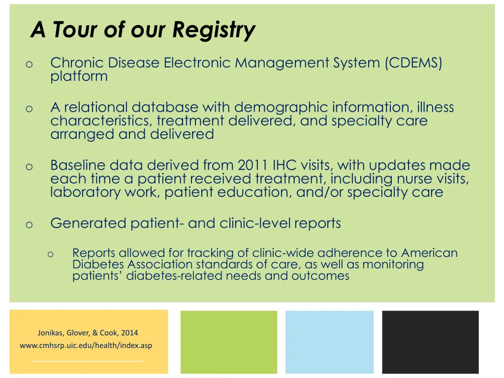 a tour of our registry