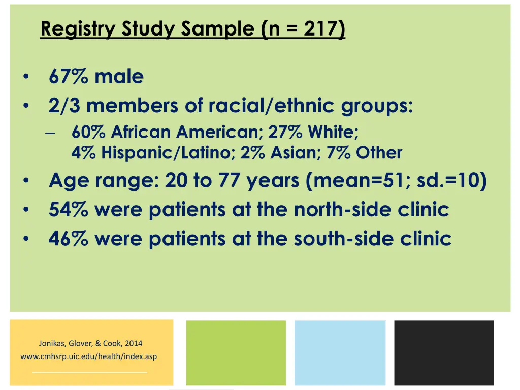 registry study sample n 217