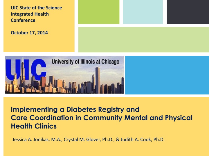 uic state of the science integrated health