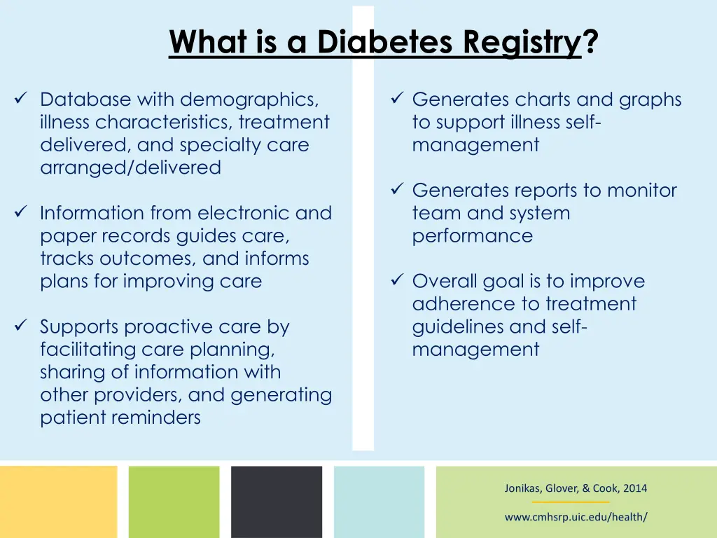 what is a diabetes registry