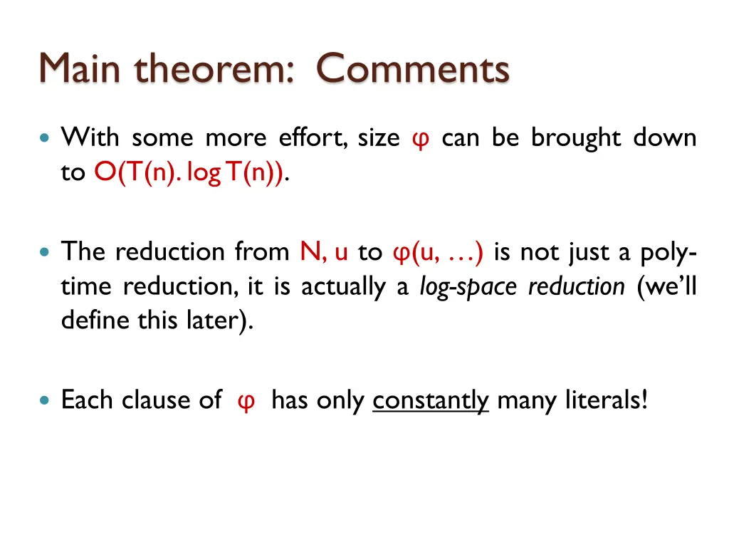main theorem comments 4