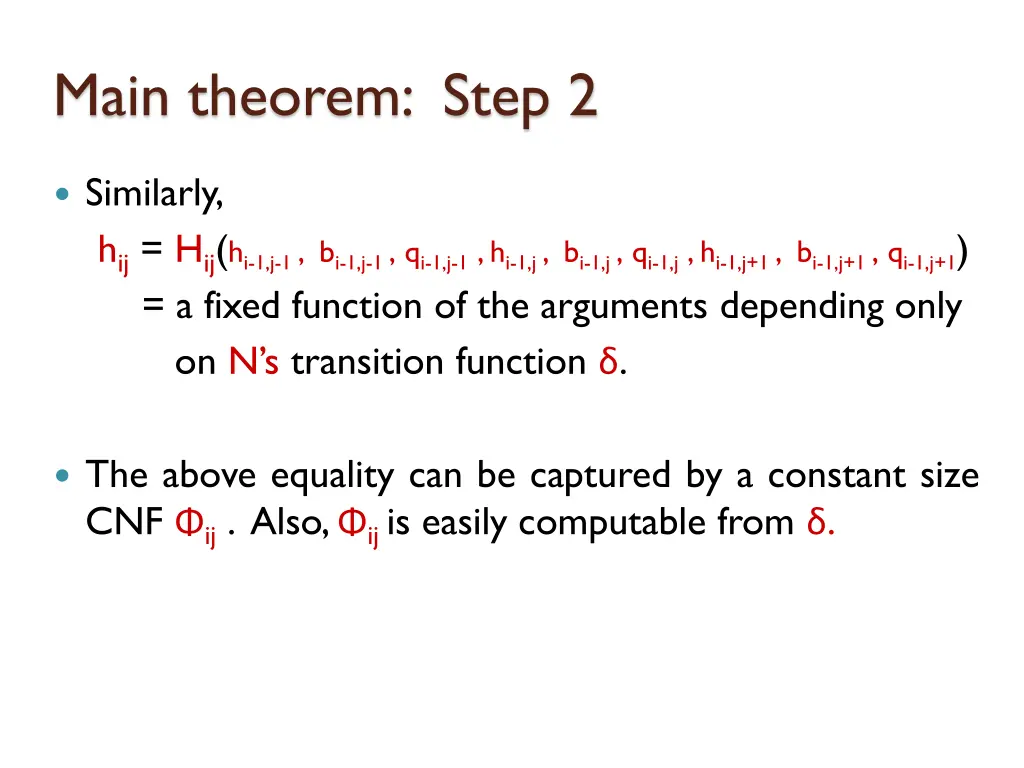 main theorem step 2 3