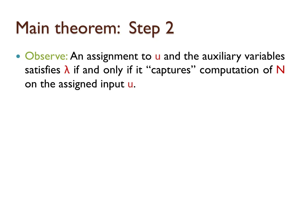 main theorem step 2 7