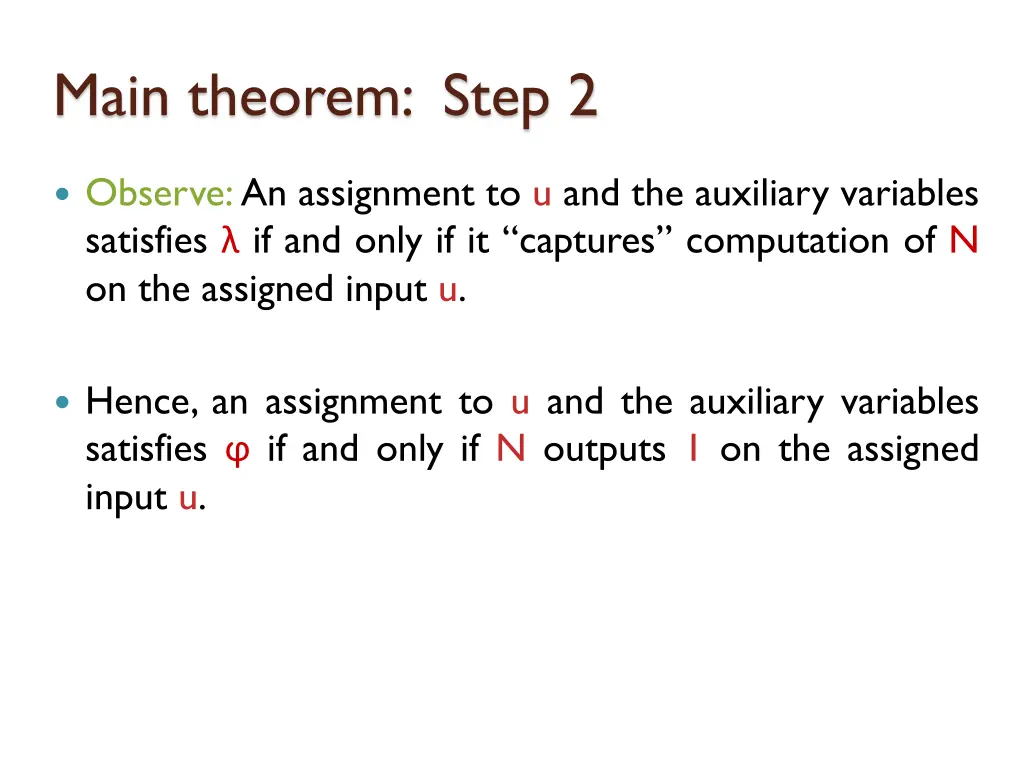 main theorem step 2 8