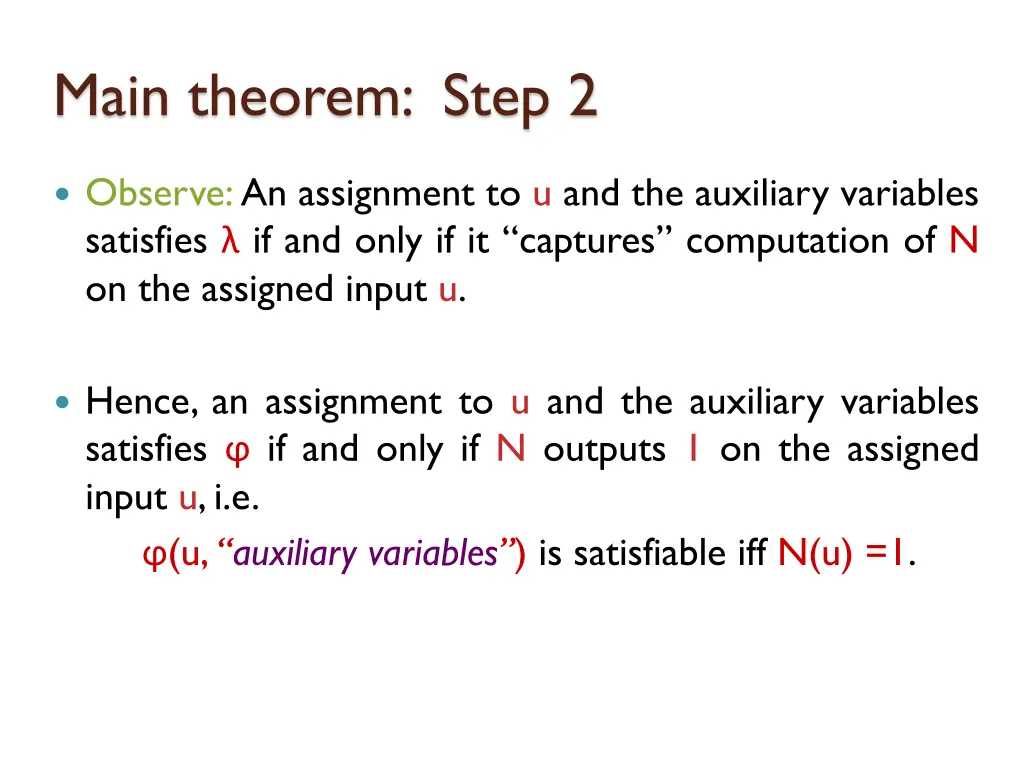 main theorem step 2 9