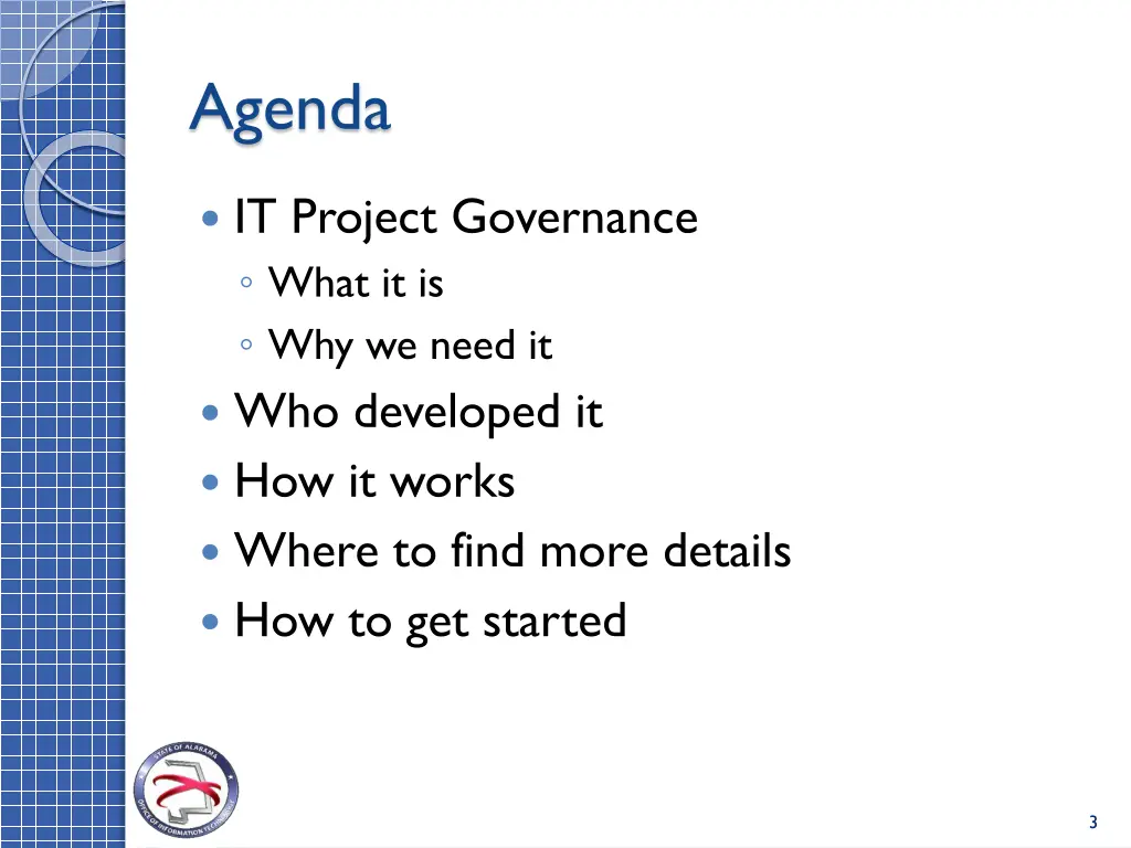 agenda