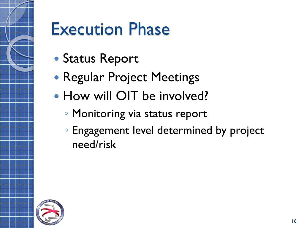 execution phase