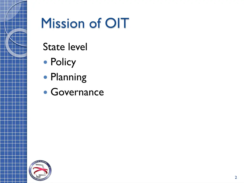mission of oit