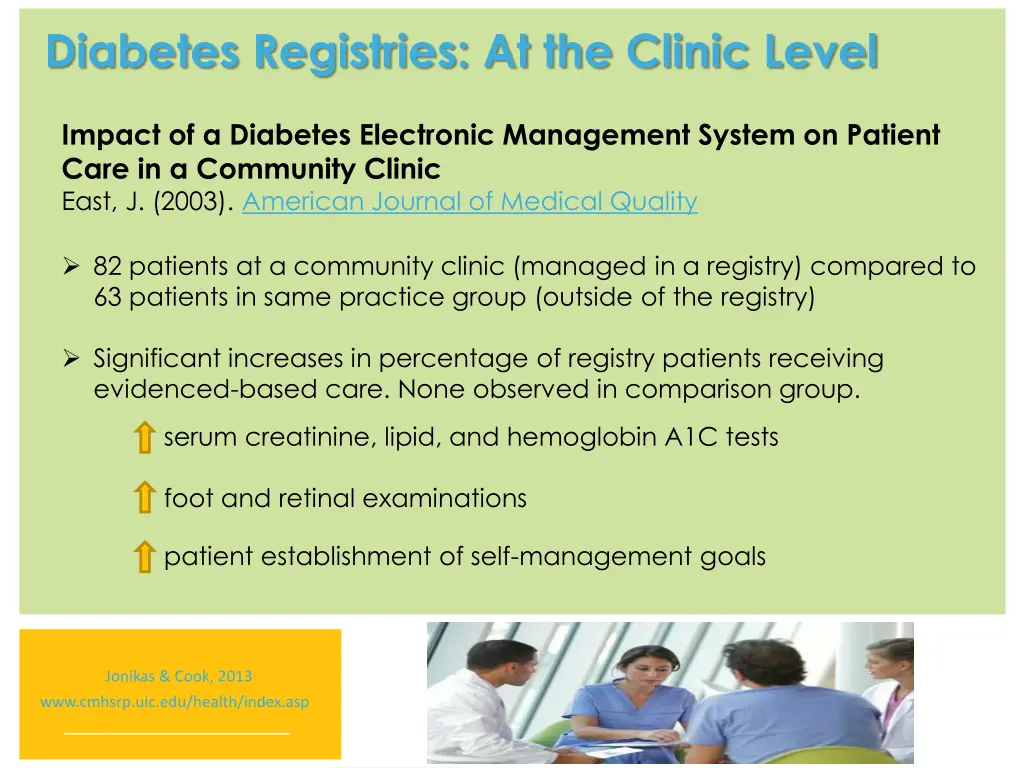 diabetes registries at the clinic level