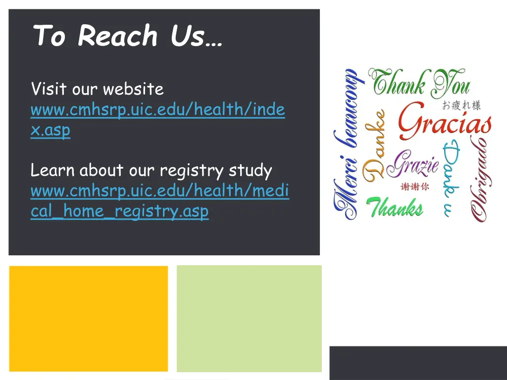 to reach us
